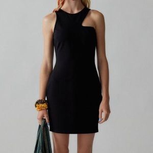 UO Victoria Asymmetrical Racerback Mini Dress